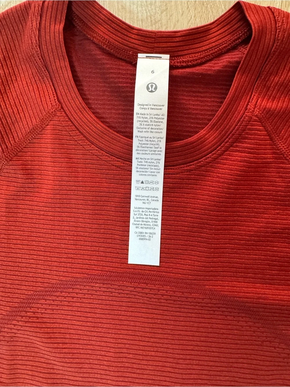 Lululemon Swiftly Tech Cropped Short Sleeve 2.0 NWT